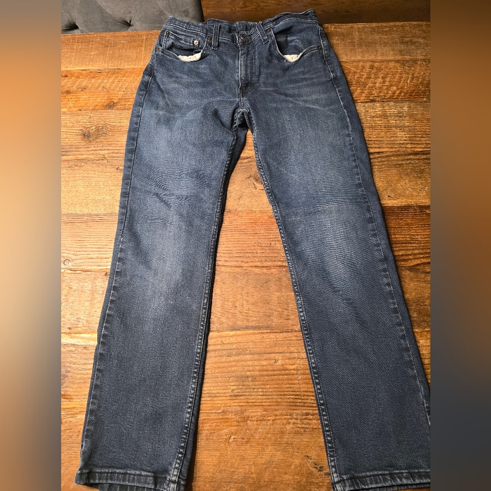Levi's Mens 514 Dark Blue Jeans 30x29